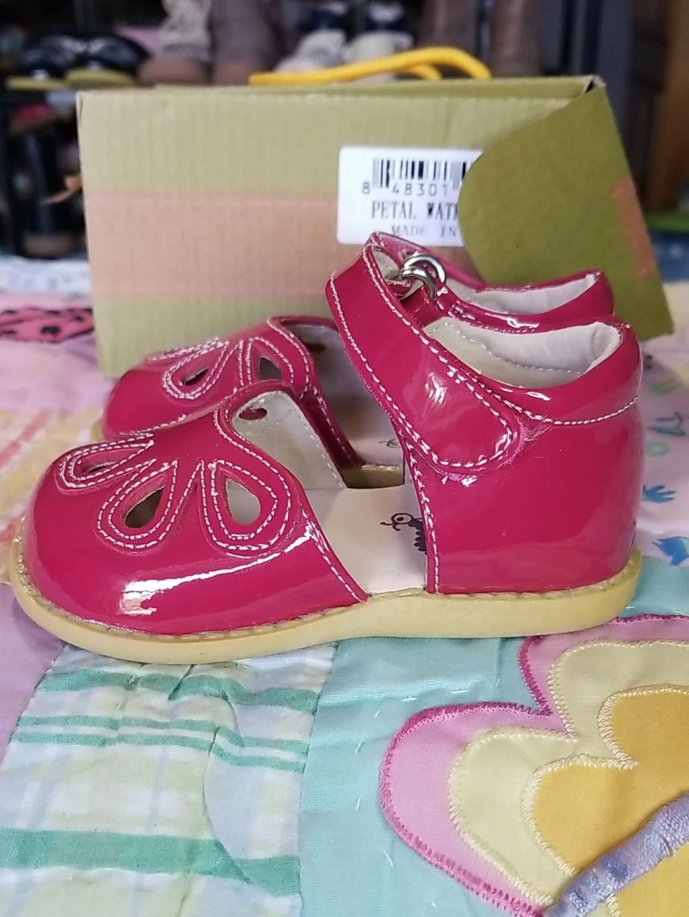 Livie & Luca glossy patent